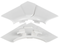 DLP Угол внутренний изменяемый для кабель-канала 80х50мм (80-100град) белый (IEK) 010602