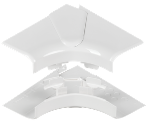 DLP Угол внутренний изменяемый для кабель-канала 105х50мм (80-100град) белый (IEK) 010605