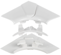 DLP Угол внутренний изменяемый для кабель-канала 150х50мм (80-100град) белый (IEK) 010606