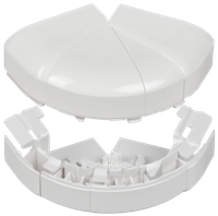 DLP Угол внешний изменяемый для кабель-канала 105х50мм (60-120град) белый (IEK) 010619