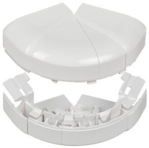 DLP Угол внешний изменяемый для кабель-канала 105х50мм (60-120град) белый (IEK) 010619