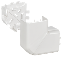 DLP Угол плоский 90град для кабель-каналов 80х35 80х50 белый (IEK) 010767