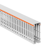 Короб перфорированный RLHF6 25x60, без галогенов, светло-серый (DKC) 01166RLHF