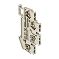 Колодка клеммная самозажимная двойная JXB-ST-1.5 17.5А серая PROxima (EKF) plc-jxb-st-1.5-4-2