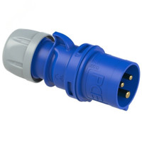 Вилка кабельная 32А/230V/1P+N+E/IP44 (PCE) 023-6
