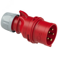 Вилка кабельная 32А/400V/3P+N+E/IP44 (PCE) 025-6