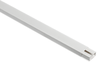 DLPlus Кабель-канал плинтусный 40х20мм односекционный белый (IEK) 30027