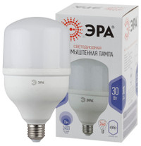 Лампа светодиодная LED 30 Вт 2400Лм 6500К T100 холодный E27 170-265В LED POWER T100-30W-6500-E27 (ЭРА) Б0049597