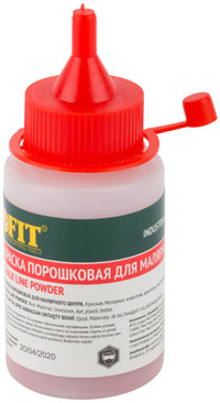 Краска разметочная для ударного шнура, 50 гр красная (FIT) 4697