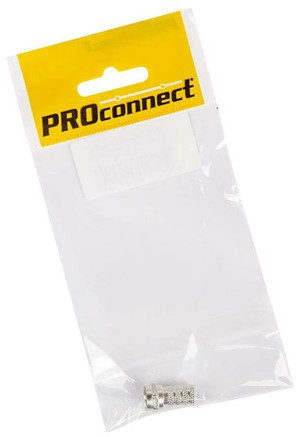 Разъем антенный на кабель штекер F для кабеля RG-6 (ProConnect) 05-4003-4-7