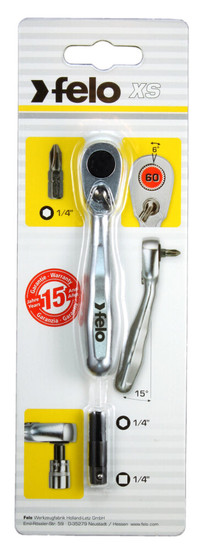 Трещотка 60 зубьев 1/4'' (Felo) 05763501