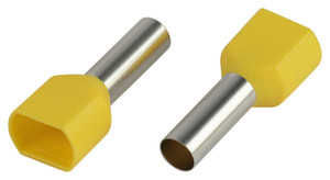 Наконечник-гильза с изолированным фланцем (упаковка 50 шт.) NO-225-106 (двойной) НШвИ(2) 6,0-14 (ЭРА) Б0063296