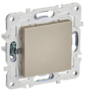 SKANDY Заглушка с суппортом SK-C01Sh шампань IEK (IEK) SK-PL10-K37