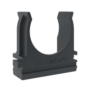 Держатель с защелкой д.25мм черный (DKC) 51025N
