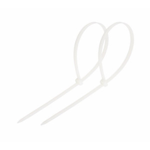 Хомут-стяжка кабельная нейлоновая 120x2,5 мм, белая, упаковка 100 шт, REXANT (REXANT) 07-0120