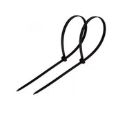 Хомут-стяжка кабельная нейлоновая 150x3,6 мм, черная, 100 шт (REXANT) 07-0151-4