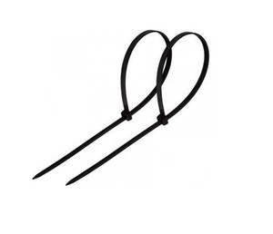 Хомут-стяжка кабельная нейлоновая 150x3,6 мм, черная, 100 шт (REXANT) 07-0151-4