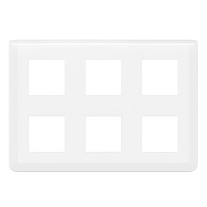 Рамка Mosaic 2x3x2 модуля - белая (Legrand/Daccord) 078832L