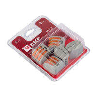Клемма СМК 222-413 блистер (5шт) (EKF) plc-smk-413b
