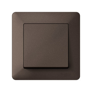 ATLASDESIGN AIR 1-постовая РАМКА, МОККО/дымчатый черный (Systeme Electric) ATN220601