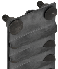 Зажим крестообразный полоса/пруток-полоса/пруток 40/12мм оцинкованная сталь TD (IEK) ZCC13-13-1-12-40