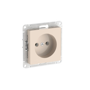 ATLASDESIGN РОЗЕТКА без заземления без шторок, 16А, быстрозажимные клеммы, БЕЖЕВЫЙ (Systeme Electric) ATN000241S