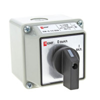 Переключатель кулачковый ПК-3-13 25А 3P ВКЛ-ВЫКЛ IP54 (EKF) pk-3-13-25