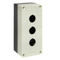 Корпус КП-103 на 3 кнопки белый (EKF) cpb-103-w