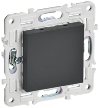 SKANDY Заглушка с суппортом SK-C01G графит IEK (IEK) SK-PL10-K53