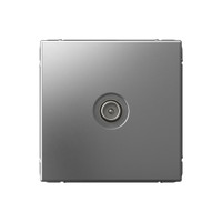 ARTGALLERY TV ТВ розетка оконечная 1DB, механизм, сталь (Systeme Electric) GAL000991