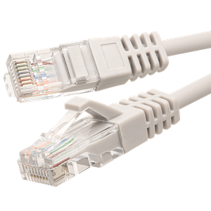 Патч-корд UTP 5e 4x2 26AWGCu LSZH серый 0.5м (SUPRLAN) 10-0141