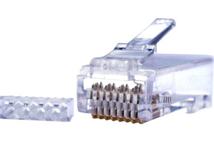 Коннекторы 8P8C (Компьютерные разъемы) U/UTP Cat.6 50U (RJ-45) Уп. 100шт. (SUPRLAN) 10-0208