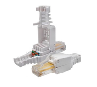Коннектор безынструментальный 8P8C (Компьютерный разъем) U/UTP Cat.5e (RJ-45) (SUPRLAN) 10-0218