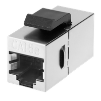 Соединитель проходной 8P8C (RJ-45) FTP. Cat.5e (SUPRLAN) 10-0316