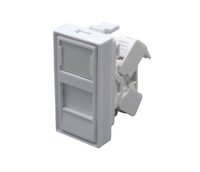 Модуль розетки 45х22,5 8P8C (RJ-45) cat.5e (SUPRLAN) 10-0360