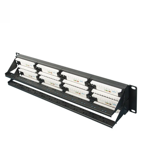 Патч-панель 19'. 48 портов RJ-45. UTP. Cat.5e. 2U (SUPRLAN) 10-0405