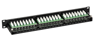 Патч-панель высокой плотности 19'. 48 портов RJ-45. UTP. Cat.5e. 1U (SUPRLAN) 10-0406