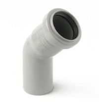 Отвод (полипропилен)  50x45град. (PRO AQUA) 100545