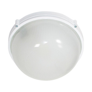 Светильник НПП-03-100-009 IP65 Банник 1101 Круг большой матовый/корпус белый (Элетех) 1005500930
