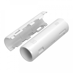 Муфта разборная d20 мм белая (70шт/840шт уп/кор) (Промрукав) PR13.0418