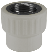 Муфта переходная с внутренней резьбой 25X3/4 (100/25)  СЕРАЯ (Valfex) 10129025Г