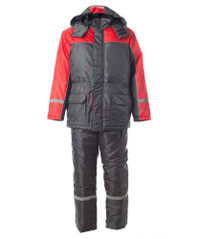 Костюм Балтика тм.серый с красным 44-46 88-92-170-176 (Эталон-Спецодежда) 101144