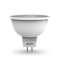 Лампа светодиодная LED 5 Вт 500 лм 3000К софит MR16 теплый GU5.3 AC 220В Black (GAUSS) 101505105