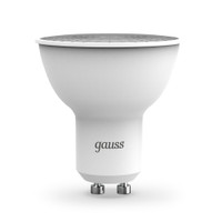 Лампа светодиодная LED 7 Вт 630 лм 6500К софит MR16 холодный GU10 AC 220В Black Gauss (GAUSS) 101506307