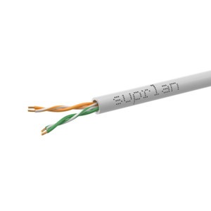 Витая пара U/UTP Cat 5e 2x2xAWG24 Median Cu PVC IN 500м (SUPRLAN) 01-0225-4