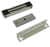 Замок электромагнитный , серый (AccordTec) ML-180K с планкой