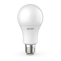 Лампа светодиодная LED 12 Вт 1150 лм 3000К А60 груша теплый E27 AC 220В Black Gauss (GAUSS) 102502112