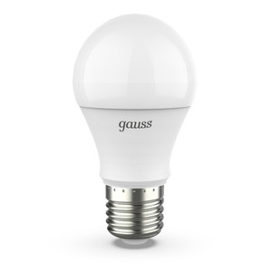 Лампа светодиодная LED 10 Вт 920 лм 4100К А60 груша нейтральный E27 AC 220В Black Gauss (GAUSS) 102502210