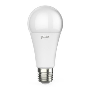 Лампа светодиодная LED 16 Вт 1520 лм 4100К А60 груша нейтральный E27 AC 220В Black Gauss (GAUSS) 102502216
