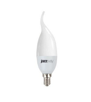 Лампа светодиодная LED 9Вт Е14 холодный матовая свеча на ветру (JazzWay) 2859549A